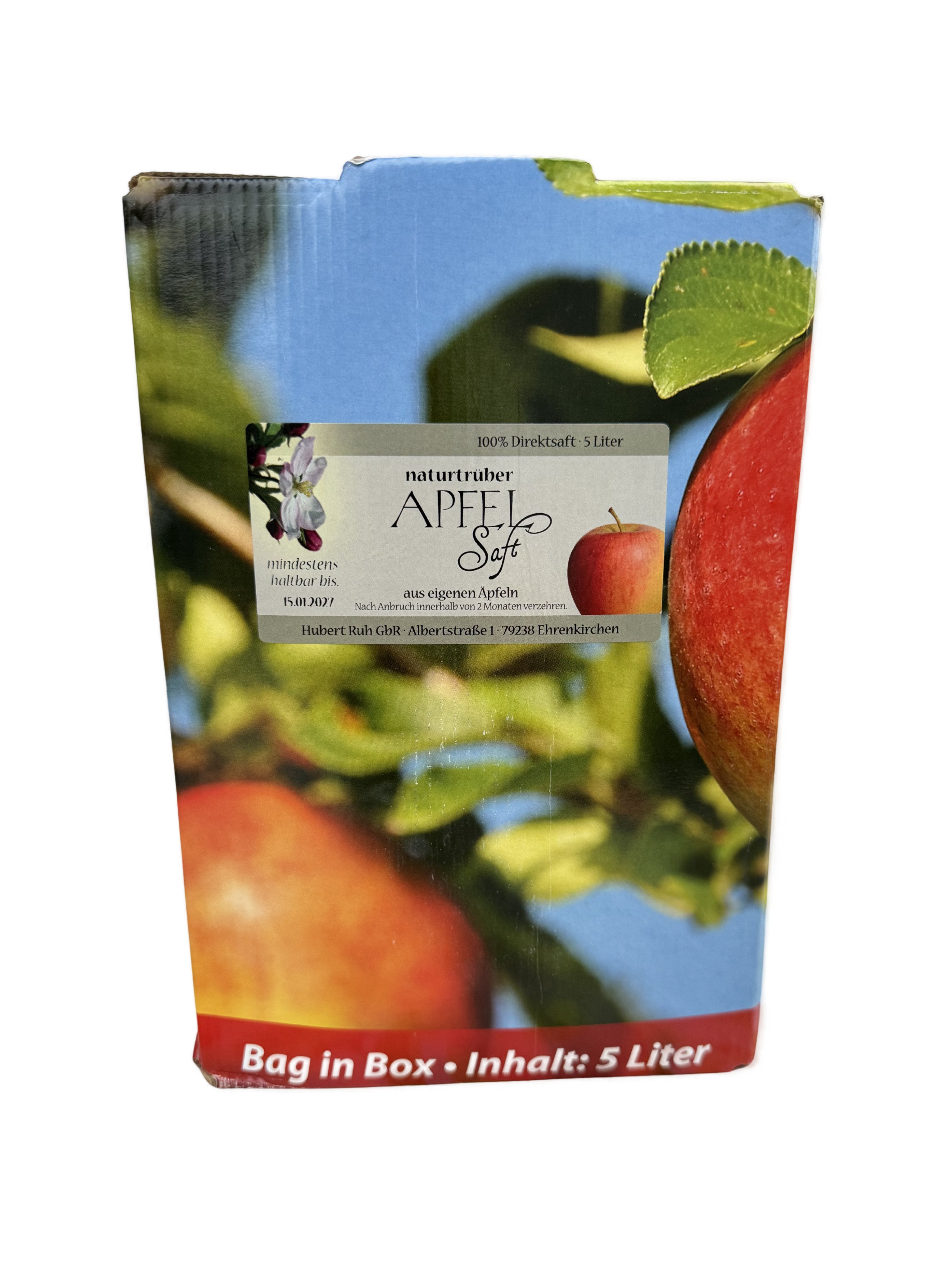 Naturtrüber Apfelsaft 5L
